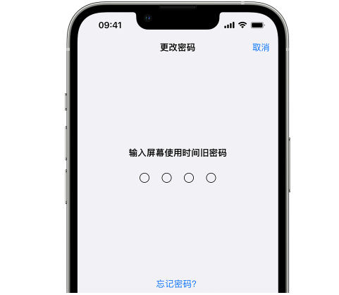 威信iPhone屏幕维修分享iPhone屏幕使用时间密码忘记了怎么办 