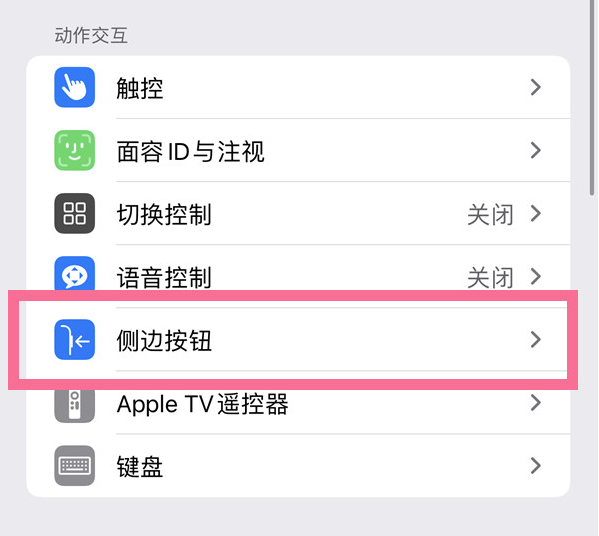 威信苹果14维修店分享iPhone14 Plus侧键双击下载功能关闭方法 